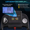 Treadmill Machine Electric Motorised Folding Running Machine 12 Preset Programs w/ LED Display, Phone Holder