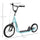 Teens Youth Scooter Ride On Toy with Adjustable Handlebar, Dual Brakes, and Inflatable Wheels For Kids 5+ - Blue