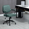 Microfiber Office Chair Desk Chair with 360 Degree Swivel Wheels Adjustable Height Tilt Function Green