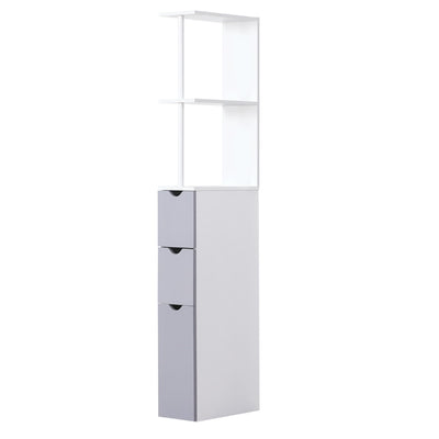 Tall Bathroom Cabinets Narrow Bathroom Cabinet 55