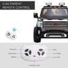 12V Battery Kids GMC Sierra HD Ride On Toy with Remote Control, Bright Headlights & Working Suspension - Black