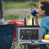 Portable Power Station 614Wh LiFePO4 Battery with PD Fast Fully Charging, 2x110V/600W Pure Sine Wave AC Outlets