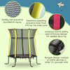 5.2' Kids Small Trampoline with Enclosure, Springfree Toddler Trampoline with Net, for Single Jumper, Indoor Play Equipment for Ages 3-10