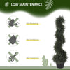 3ft Topiary Artificial Faux Cedar Tree Spiral Fake Plant, Pre-potted & Features High-Quality Detailed Look for Indoor or Outdoor