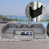 Outdoor Sectional Sofa Furniture Connector Fastener Clips - Set of 10