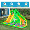 Kids Bounce Castle, Crocodile Style Inflatable House with Carry Bag, Air Blower