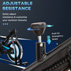 Stationary Indoor Cycling Exercise Bike, Adjustable Comfortable Seat w/ Cushion, Grip Handlebar, Workout Cycle Training
