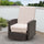Patio Patio Lounge Chair, Recliner Chair with Footrest