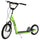 Youth Scooter Ride On Toy with Adjustable Handlebar, Dual Brakes, and Inflatable Wheels For Kids 5+ - Green