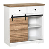 Portable Kitchen Island Retro Rustic Storage Cabinet Farmhouse Buffet Sideboard Coffee Bar With Wine Racks For Kitchen Entryway & Dining Room