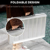 Textured Aluminum Folding Wheelchair Ramp, Portable Threshold Ramp 2', for Scooter Steps Home Stairs Doorways