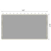 Universal Replacement Mesh Sidewall Netting for 10' x 12' Gazebos and Canopy Tents with Zippers, (Sidewall Only) Black