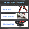 47 inch Gaming Computer Desk, Home Office Gamer Table Workstation with Cup Holder, Headphone Hook, Cable Management, Carbon Fiber Surface