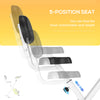 Yellow Foldable Upright Training Exercise Bike Indoor Stationary X Bike, Magnetic Resistance for Aerobic Exercise