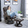Massage Sofa Recliner Chair w/ Footrest, 10 Vibration Point, Faux PU Leather, Brown