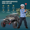 12V Battery-Powered Kids Electric Ride On Truck Car with Wide Seat, Parent Remote Control & Bluetooth Music, Camo
