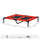 36" x 30" Elevated Cooling Summer Dog Cot Pet Bed With Mesh Ventilation - Red