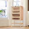 5-Tier Wooden Hamster Cage Mice Habitat Rat Habitat with Openable Top, Front Door and Storage Shelf