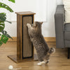 Scratching Pad Cat Tree Corrugated Paper Sisal Scratch Board Climbing Toy Pet Furniture with 1 Spare Board Brown
