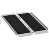 3' Portable Wheelchair Ramp Aluminum Threshold Mobility Single-fold for Scooter with Carrying Handle