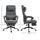 Ergonomic Office Chair Reclining Home Office Chair Executive Adjustable Rolling Swivel Chair W/ Footrest Headrest Lumbar Pillow Linen