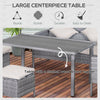 5-Piece Modern Outdoor Wicker Patio Furniture Sets with PE Rattan Resistant to Weather & Quality Build