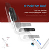 Red Foldable Upright Training Exercise Bike Indoor Stationary X Bike,  Magnetic Resistance for Aerobic Exercise