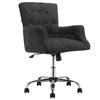 Swivel Computer Office Chair Mid Back Desk Chair for Home Study Bedroom - Black