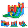6-in-1 Kids Inflatable Bounce House Jumping Castle with Slide, Water Pool & Climbing Wall, Inflator Included
