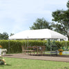 10' x 19' Pop Up Canopy with Easy Up Steel Frame, 3-Level Adjustable Height and Carrying Bag, Sun Shade Event Party Tent for Patio, Backyard, Garden, Off-White