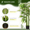 4.5ft Artificial Bamboo Tree, Faux Decorative Plant in Nursery Pot for Indoor or Outdoor DÃ©cor