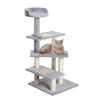 40" Modern Cat Tree 5 Level Revolving Steps Kitten Scratcher Stairs Climbing Tower Activity Center Rest Post Plush Perch Pet Furniture