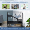 3-Storey Small Animal Cage, Metal Ferret Cage, Chinchilla Play House, with Rolling Casters, 2 Doors, Hammock, Storage Shelf, 31.5" x 20.5"