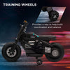 6V Kids Electric Motorcycle with LED Lights Music Siren Horn for 3-5 Years Old, 33.75" x 17.25" x 22.75", Black