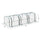 11.5' L x 3' W x 2.5' H Portable Tunneled Greenhouse with 3 Zippered Doors, Water/UV Fighting PVC Cover