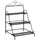 3 Tier Metal Plant Stand, Ladder Display Shelf, Flower Pot Holder, Storage Organizer Rack for Indoor Outdoor Patio Balcony Yard