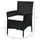 2 PCS Rattan Wicker Dining Chairs with Cushions and Anti-Slip Foot, Patio Stackable Chairs Set for Backyard, Garden, Lawn, Dark Coffee