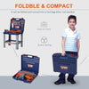 68 Pcs Kids Toy Workbench Set for Pretend Play w/ Realistic Tools