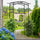 Southern/European Style Garden Arbor & Trellis with Beautiful Scrollwork & Arch Design Support Vines & Plants
