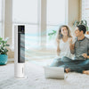 41" Oscillating Air Cooler for Home Office with Timer, 3-In-1 Evaporative Ice Cooling Tower Fan Humidifier with 3 Modes, LED Display