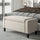 Linen Storage Ottoman Bench Lift Top Tufted Rectangle Ottoman for Living Room, Entryway, or Bedroom, Beige