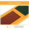 Wooden Dog Agility Seesaw for Training and Exercise, Platform Equipment Run Game Toy Weather Resistant Pet Supplies 71"L x 12"W x 12"H