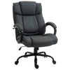 High Back Executive Office Chair 484lbs with Wide Seat, Computer Desk Chair with Linen Fabric, Adjustable Height, Wheels, Charcoal Grey