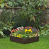 48" x 24" x 8" Raise Garden Bed Kit, Planter Box Above Ground for Flowers/Herb/Vegetables Outdoor Garden Backyard with Easy Assembly, Brown