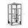 79"H Cat House Kitten Enclosure Mesh Playpen Steel Frame with 3 Platforms, 2 Doors and 4 Sandbags for Stability, Indoor/Outdoor