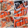 64 Piece Tool Workshop Kids Play Set Workbench and Construction Toy for 3+-Year-Old with Shelf Storage Box