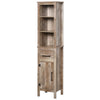 Narrow Bathroom Cabinet Bathroom Tall Free Standing Tower Cabinet With Adjustable Shelves & Cupboard Space Saving Organizer Home Storage