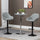 Adjustable Bar Stools Set of 2, Swivel Barstools with Footrest and Back, PU Leather, for Kitchen Counter and Dining Room, Grey
