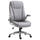 Office Chair Faux Leather Computer Rocker with Liftable Armrest Home Office