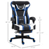 High Back Racing Respawn Gaming Chair Reclining 360 Swivel Height Adjustable with Pillow Massage Lumbar and Footrest Home Office PVC Leather